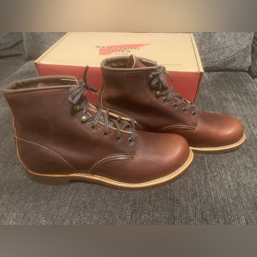 Red Wing Men’s Blacksmith 3340 Briar Brown Size 8.5 - Picture 2 of 12